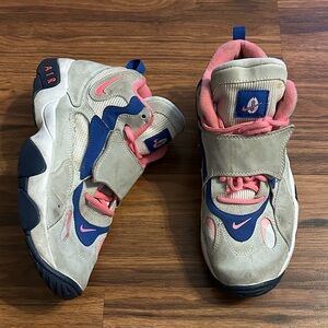 Nike Air Speed Diamond Turf GS “Pure Platinum Royal Pink” Sneakers, Size: 7Y